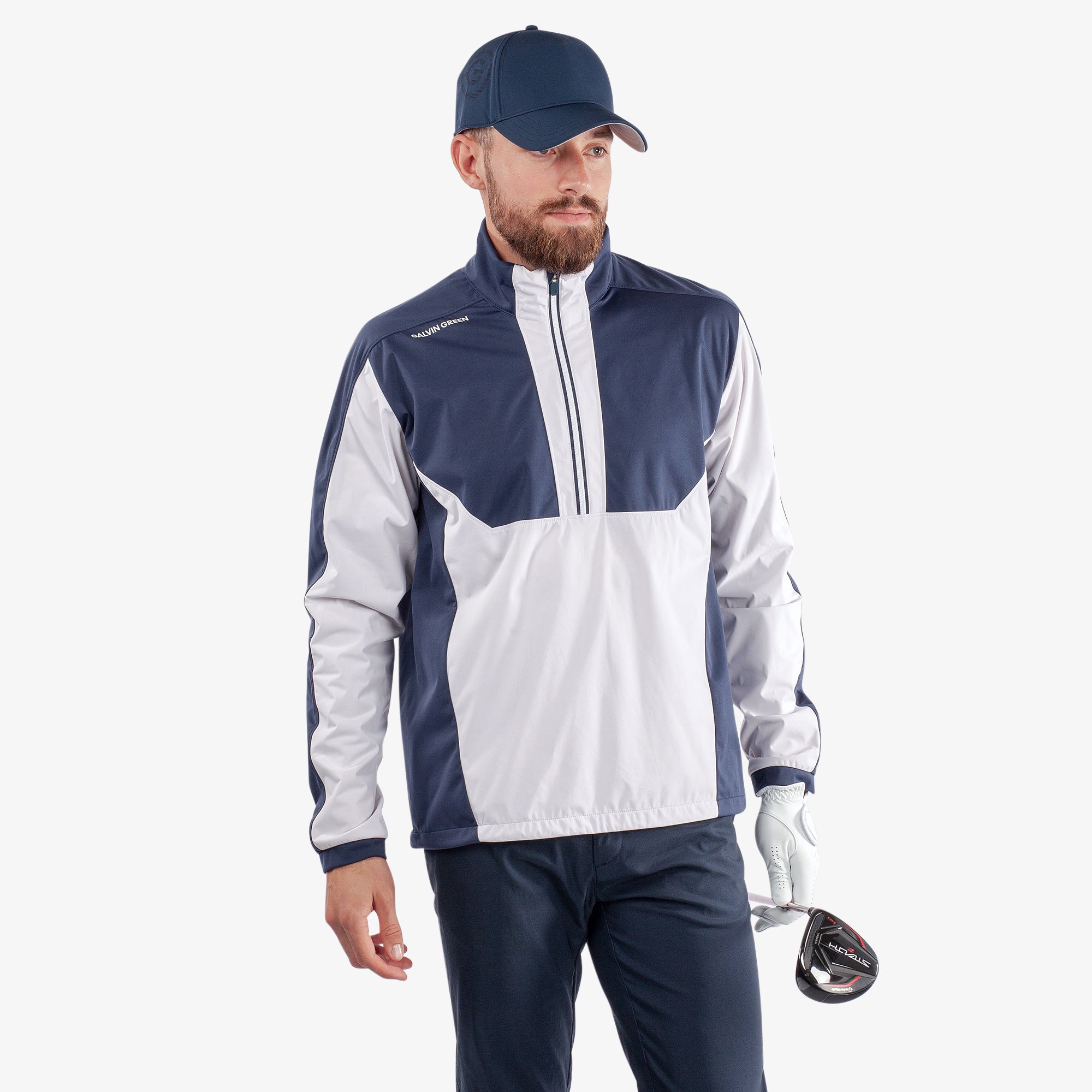 Galvin Green Lawrence Interface-1 Mens Golf Windstopper White/Navy